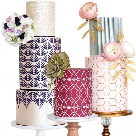 Silvia Favero Stencils - Cake Stencils for Ultimate Elegance