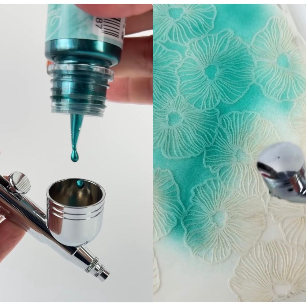A Beginner's Guide to Cake Airbrushing and Colours