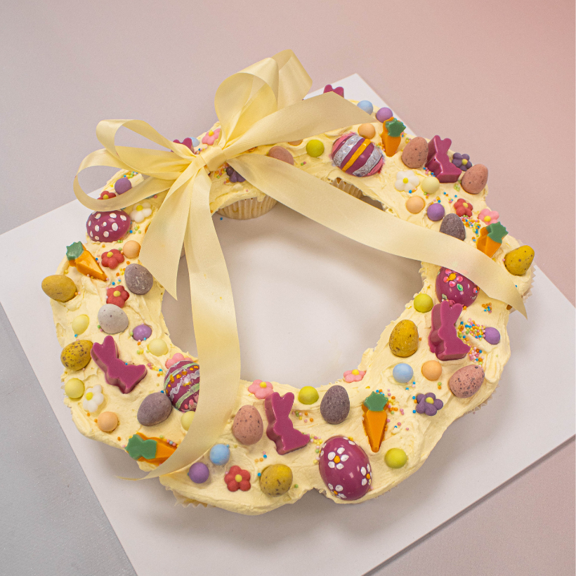 easter wreath cake