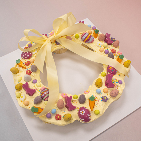 easter wreath cake