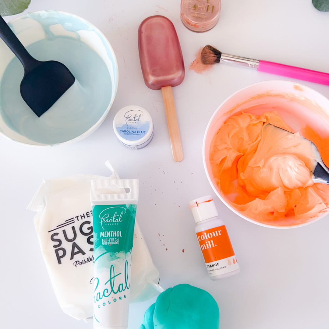 guide to food colourings for cake decorating