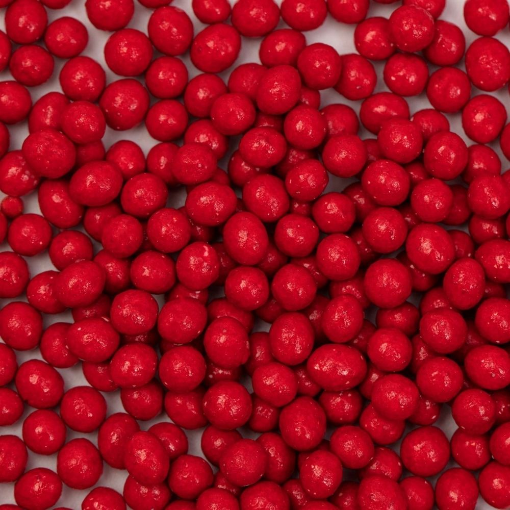 PME 4mm Red Pearl Sprinkles 74g