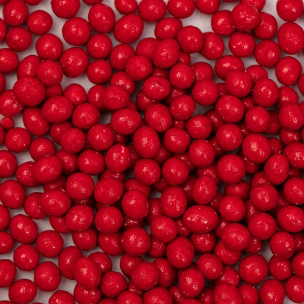 PME 4mm Red Pearl Sprinkles 74g