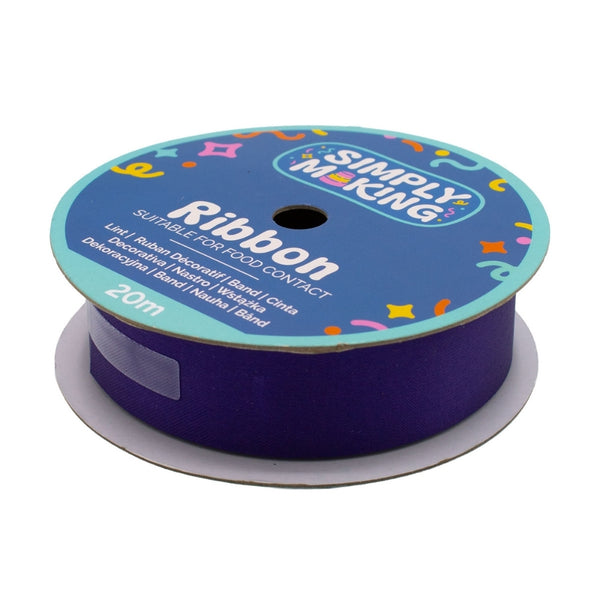 Simply Making Deep Purple Food-Safe Ribbon x 20 Metres