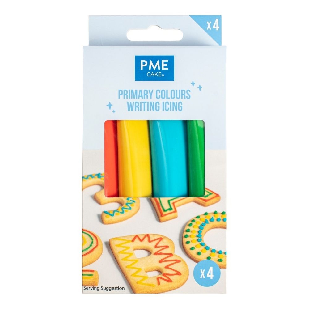 PME Primary Colours Writing Icing Set of 4