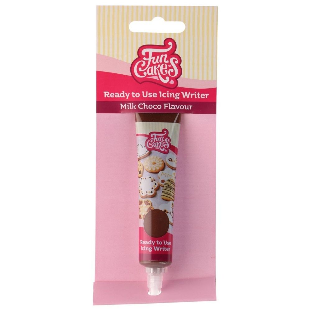 FunCakes Milk Choco Flavour - Ready to Use Icing Writer 25g