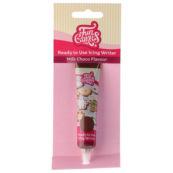 FunCakes Milk Choco Flavour - Ready to Use Icing Writer 25g