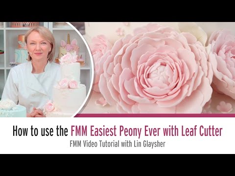 FMM Easiest Peony Ever With Leaf Cutter Set