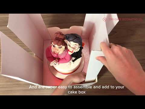 Simply Making Corrugated Cake Box Corner Extensions - Set of 4