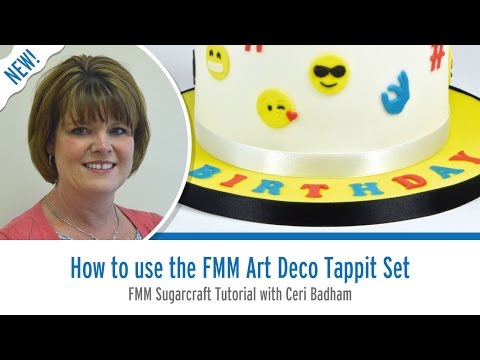 FMM Chunky Funky Upper Case Alphabet & Numbers Tappit Cutters Set