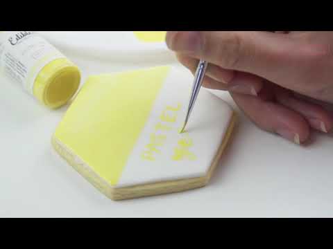 Sweet Sticks Matt Edible Art Paint 15ml - Pastel Yellow