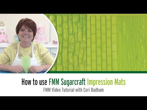 FMM Tree Bark And Brick Wall Impression Mats Set 1 - FMM