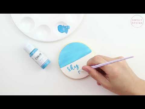 Sweet Sticks Matt Edible Art Paint 15ml - Sky Blue