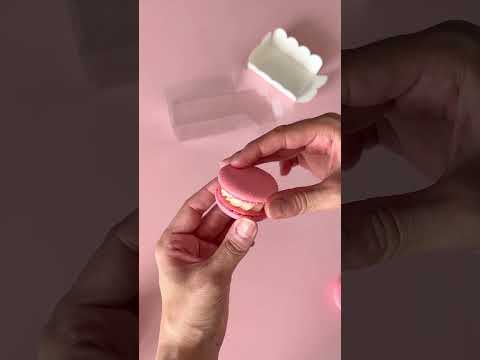 Simply Making White Macaron Box With Scallop Insert