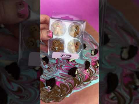 Culpitt Gingerbread Men Edible Royal Icing Toppers x 12
