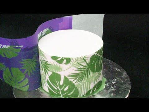 Evil Cake Genius Avalon Palm Leaves Standard Height Mesh Stencil