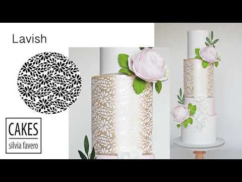 Silvia Favero Africa Cake Stencil