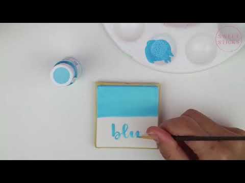 Sweet Sticks Matt Edible Art Paint 15ml - Pastel Blue