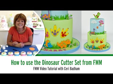 FMM Cute Dinosaur Cutter Set