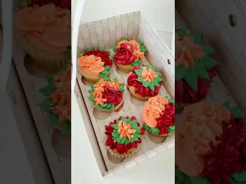 Simply Making Holds 6 White Wicker Effect Cupcake Box With Handle