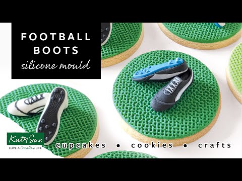 Katy Sue Designs Football Boots Silicone Mould - Katy Sue Designs