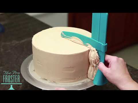 The Cake Decorating Co. The Pro Froster - Adjustable Cake Scraper - Blue