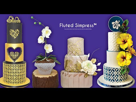 Marvelous Molds Fluted Simpress Mould