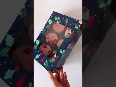 Simply Making Holly & Berries Cupcake Box