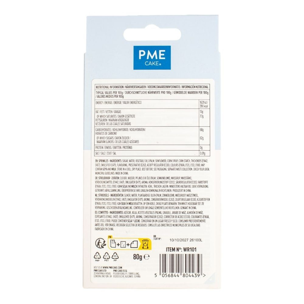 PME Primary Colours Writing Icing Set of 4
