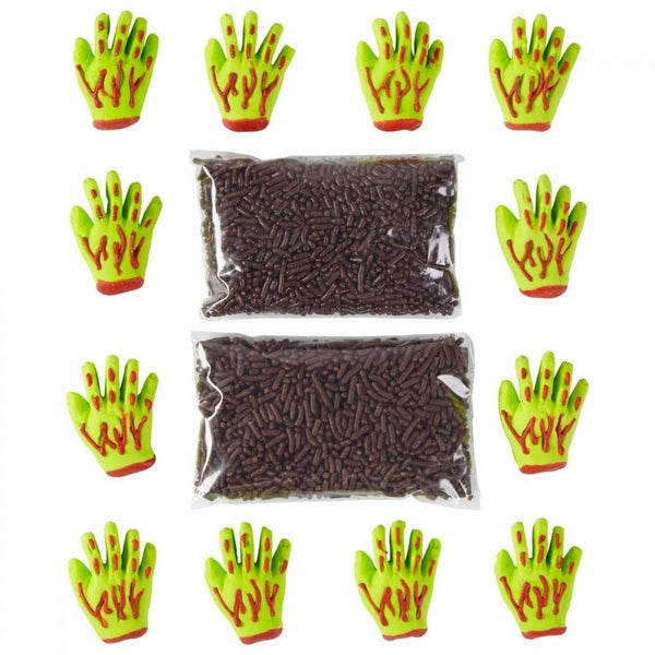 Wilton Zombie Hand Decorating Kit (Set of 12)