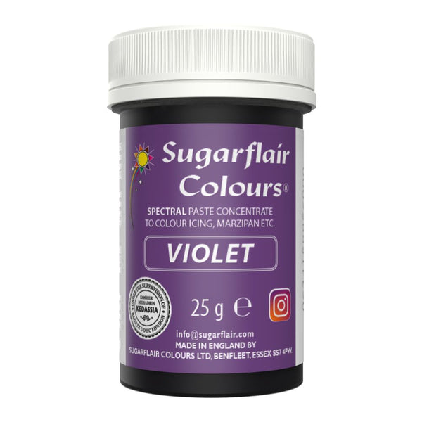 Sugarflair Violet - Spectral Paste Concentrate Food Colouring 25g