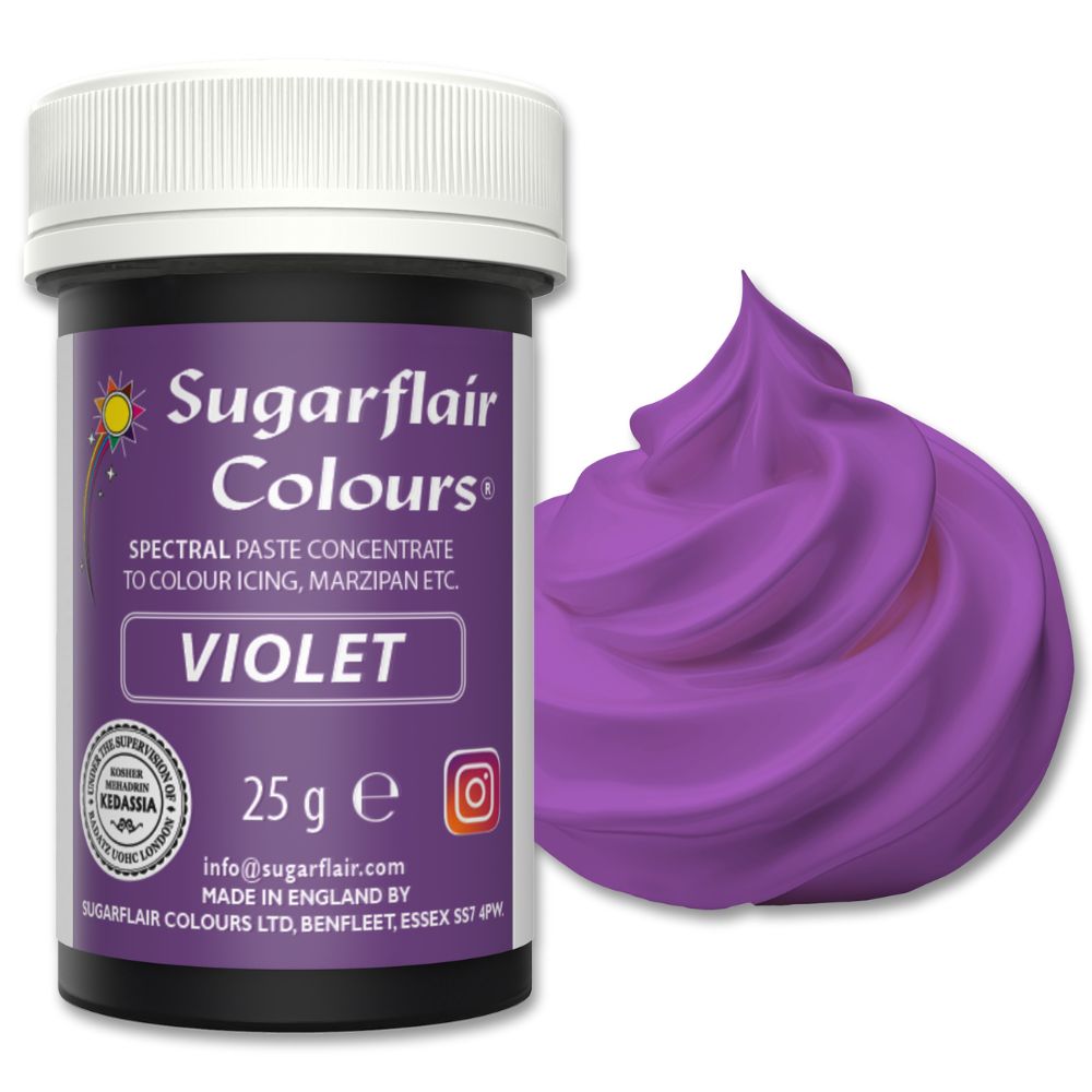 Sugarflair Violet - Spectral Paste Concentrate Food Colouring 25g