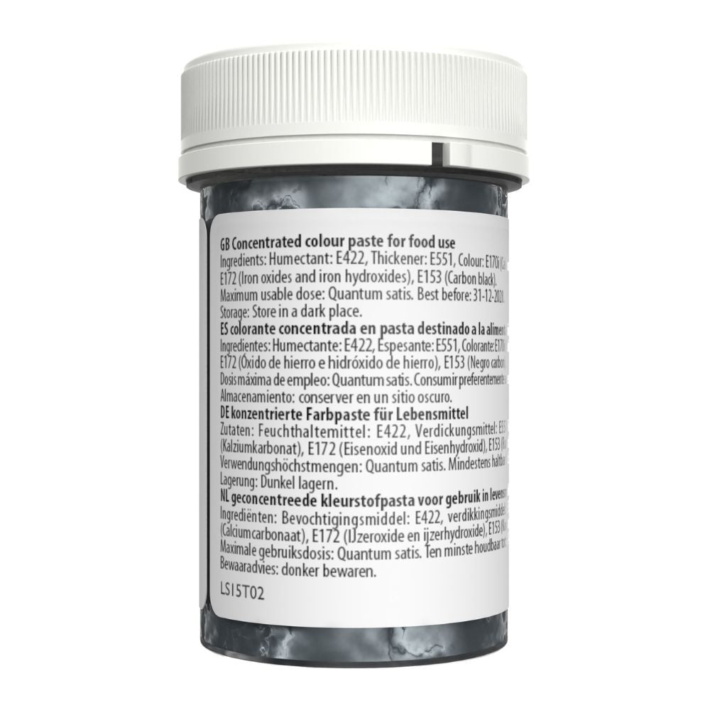 Sugarflair Graphite - Spectral Paste Concentrate Food Colouring 25g (Old Recipe)