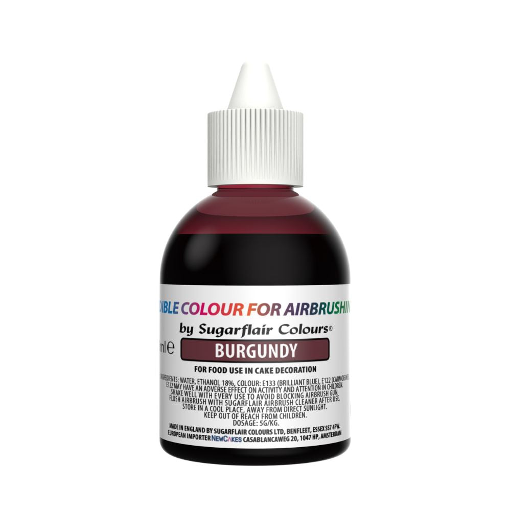 Sugarflair Burgundy - Airbrush Colour 60ml