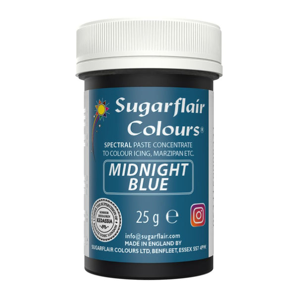 Sugarflair Midnight Blue - Spectral Paste Concentrate Food Colouring 25g