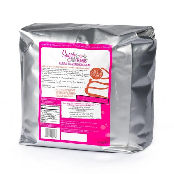 Sugar & Crumbs Salted Caramel Natural Flavoured Icing Sugar