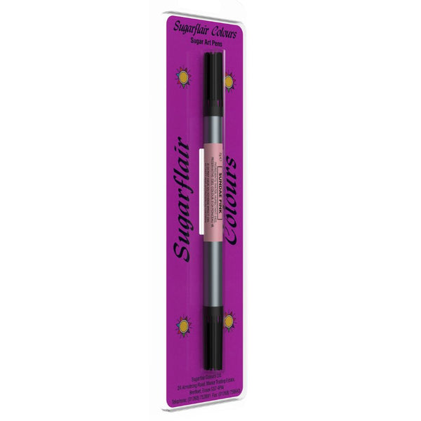 Sugarflair Sundae Pink - Sugar-Art Dual Nib Edible Food Pen