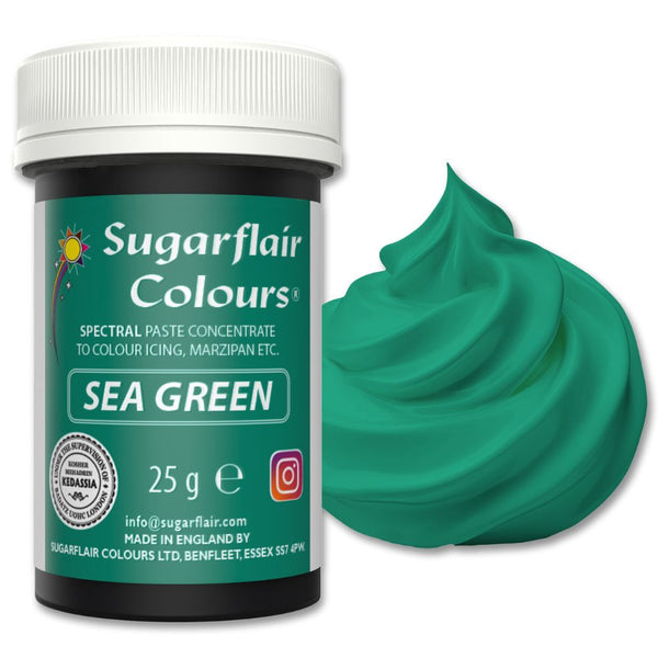 Sugarflair Sea Green - Spectral Paste Concentrate Food Colouring