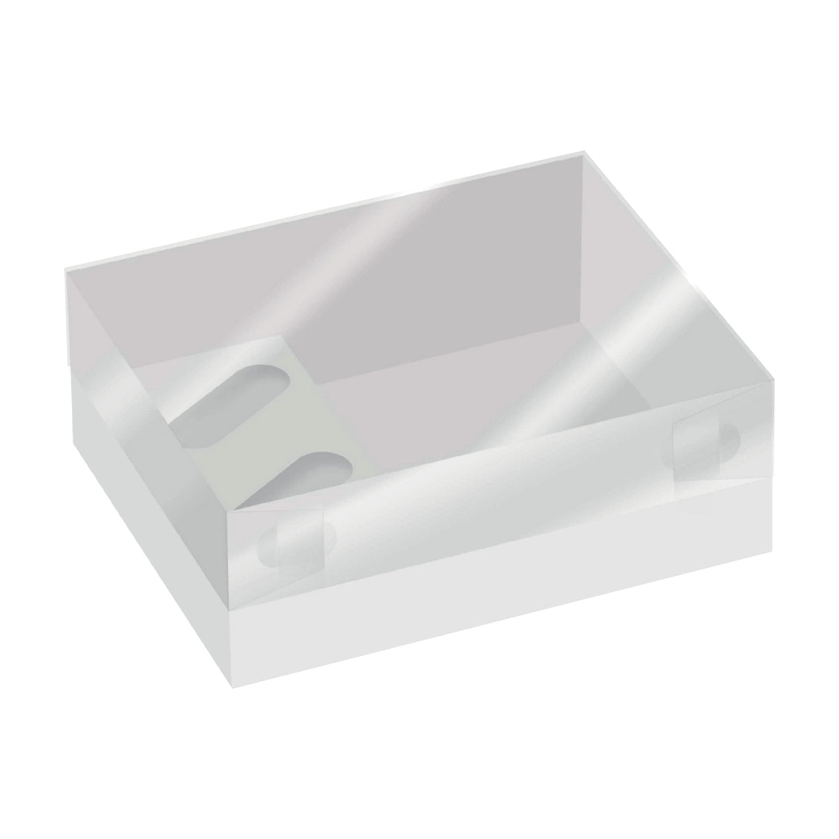 Simply Making 3" Deep White Hamper & Cupcake Box (Pack of 2)