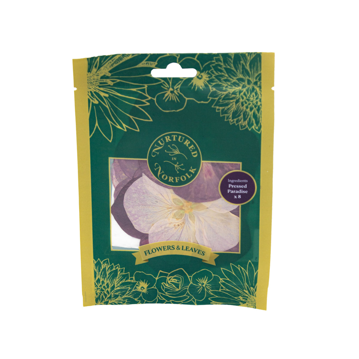 Nurtured In Norfolk Pressed Paradise Edible Flowers