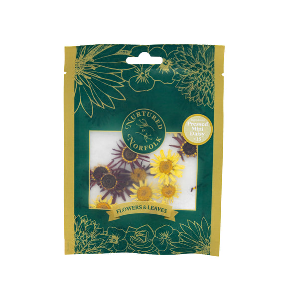 Nurtured In Norfolk Pressed Mini Daisy Edible Flowers
