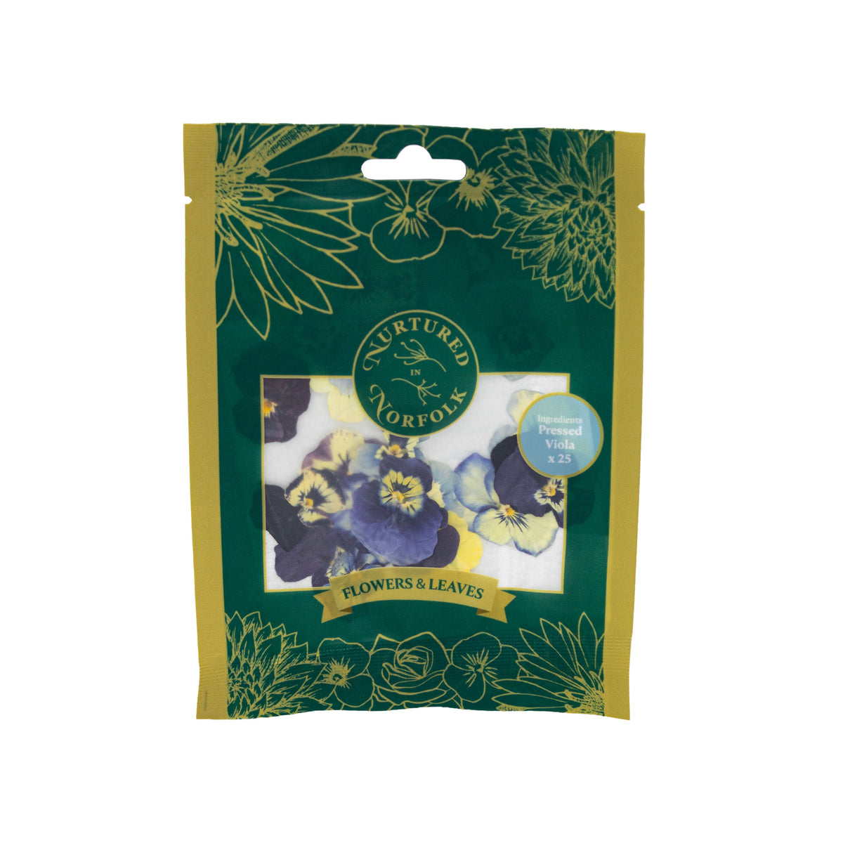 Nurtured In Norfolk Pressed Violas Edible Flowers
