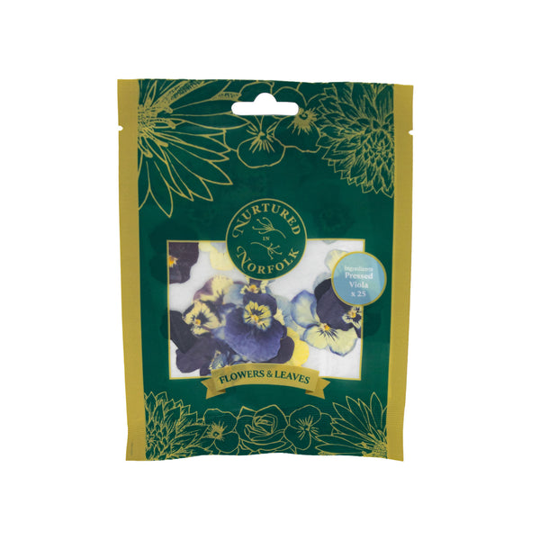 Nurtured In Norfolk Pressed Violas Edible Flowers