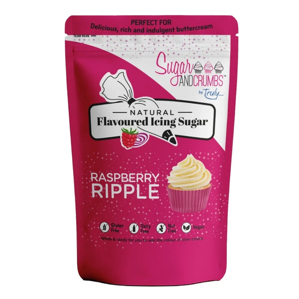 Sugar & Crumbs Raspberry Ripple - Natural Flavoured Icing Sugar