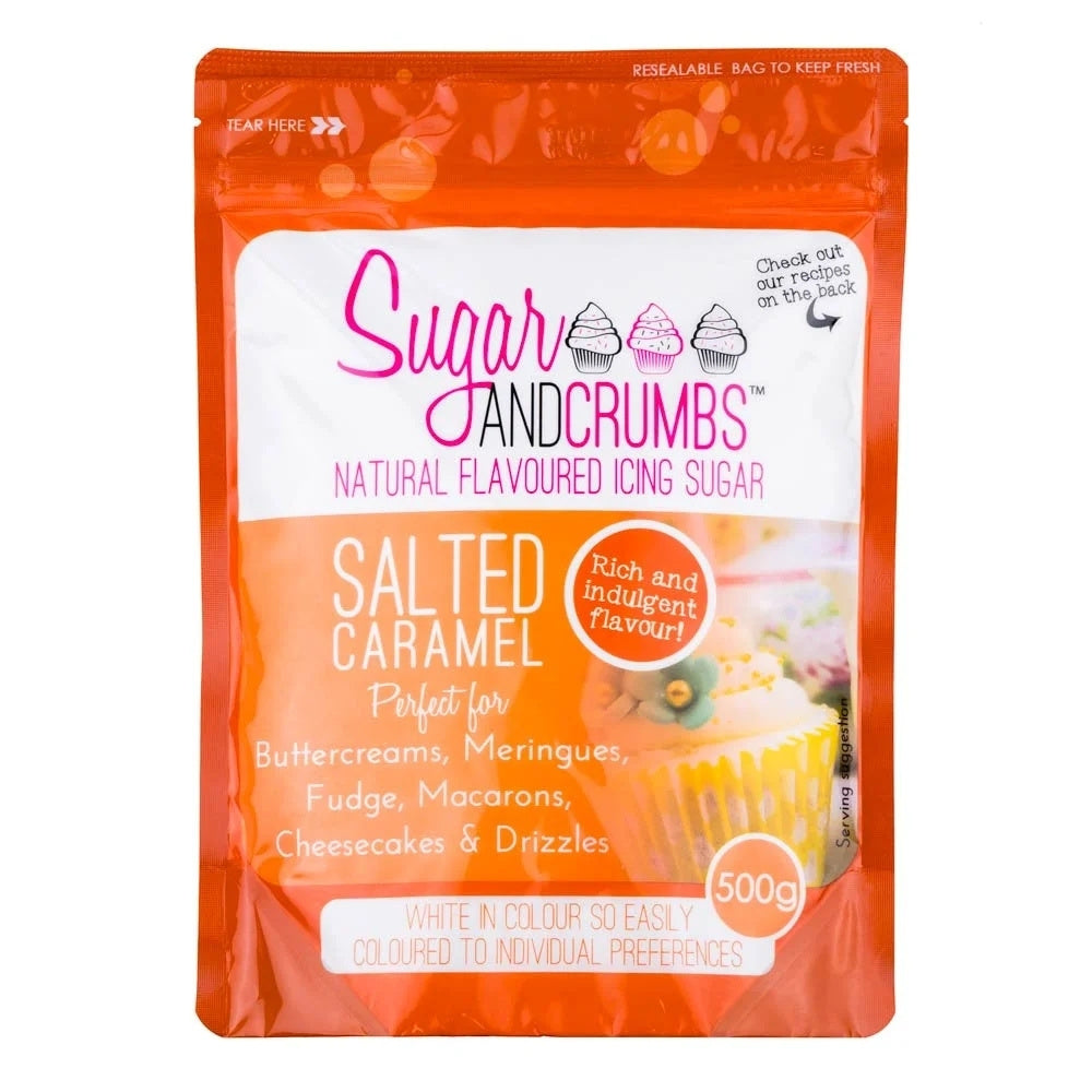 Sugar & Crumbs Salted Caramel Natural Flavoured Icing Sugar