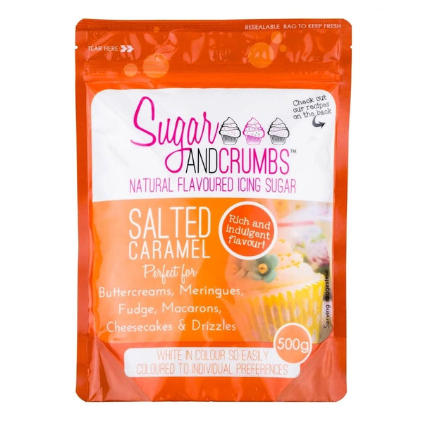 Sugar & Crumbs Salted Caramel Natural Flavoured Icing Sugar
