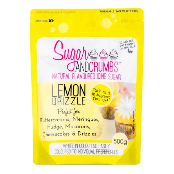 Sugar & Crumbs Lemon Drizzle Natural Flavoured Icing Sugar