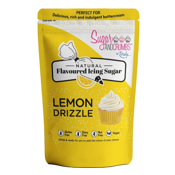 Sugar & Crumbs Lemon Drizzle - Natural Flavoured Icing Sugar