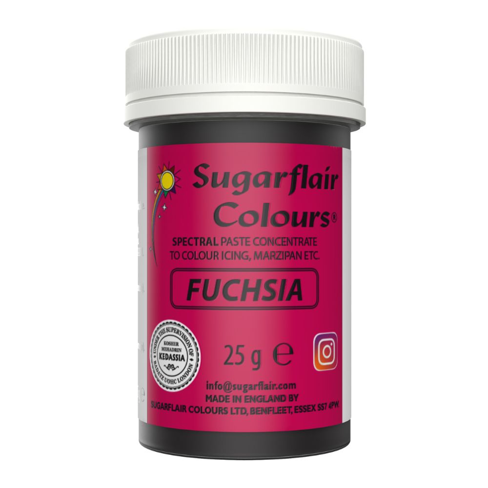 Sugarflair Fuchsia - Spectral Paste Concentrate Food Colouring 25g
