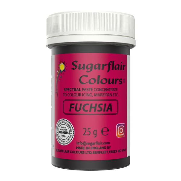 Sugarflair Fuchsia - Spectral Paste Concentrate Food Colouring 25g